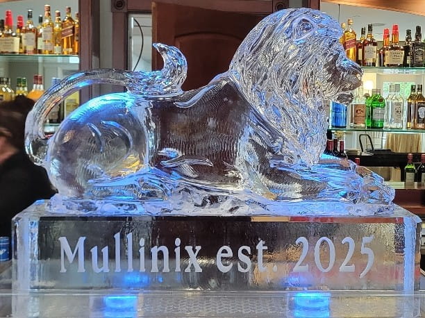 Multi-tiered ice luge centerpiece