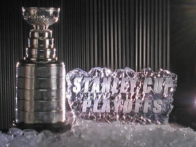 Stanley Cup-inspired championship ice sculpture