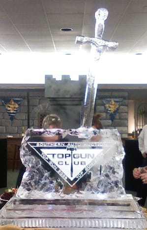 Custom illuminated ice bar display